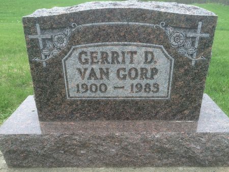 VAN GORP, GERRIT D. - Marion County, Iowa | GERRIT D. VAN GORP 