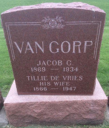 VAN GORP, TILLIE - Marion County, Iowa | TILLIE VAN GORP 