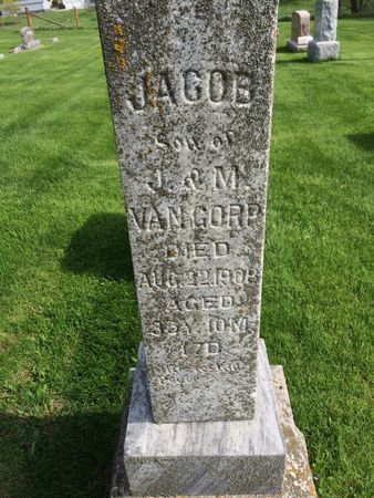 VAN GORP, JACOB - Marion County, Iowa | JACOB VAN GORP 