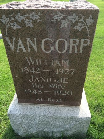 VAN GORP, JANIGJE - Marion County, Iowa | JANIGJE VAN GORP 