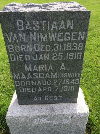 VAN NIMWEGEN, BASTIAAN - Marion County, Iowa | BASTIAAN VAN NIMWEGEN 
