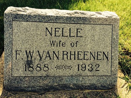 VAN RHEENEN, NELLIE - Marion County, Iowa | NELLIE VAN RHEENEN 