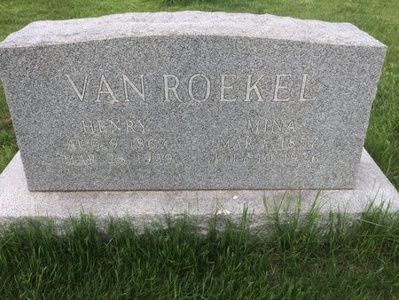 VAN ROEKEL, MINA - Marion County, Iowa | MINA VAN ROEKEL 