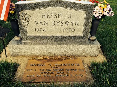 VAN RYSWYK, HESSEL J. - Marion County, Iowa | HESSEL J. VAN RYSWYK 