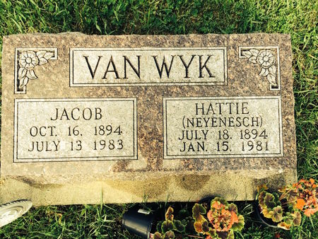 VAN WYK, JACOB - Marion County, Iowa | JACOB VAN WYK 