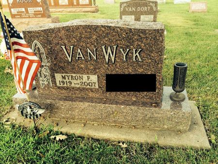 VAN WYK, MYRON F. 
