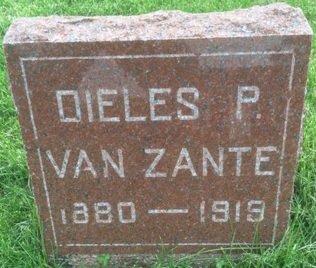VAN ZANTE, DIELES P. - Marion County, Iowa | DIELES P. VAN ZANTE 