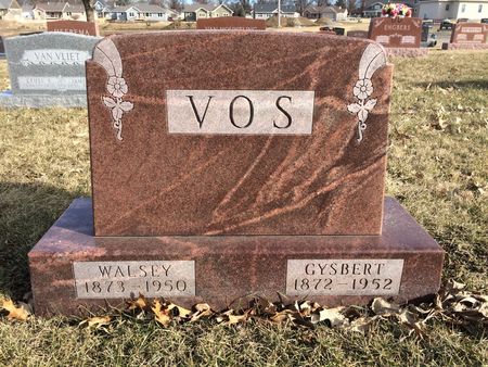 VOS, WALSEY - Marion County, Iowa | WALSEY VOS 