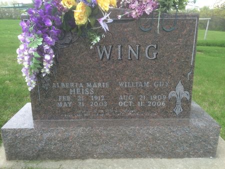 WING, WILLIAM GUY - Marion County, Iowa | WILLIAM GUY WING 