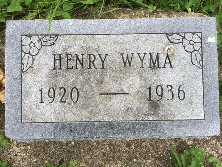 WYMA, HENRY - Marion County, Iowa | HENRY WYMA 