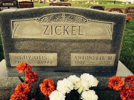 ZICKEL, ANTONETTE M - Marion County, Iowa | ANTONETTE M ZICKEL 