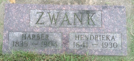 ZWANK, HARBER - Marion County, Iowa | HARBER ZWANK 