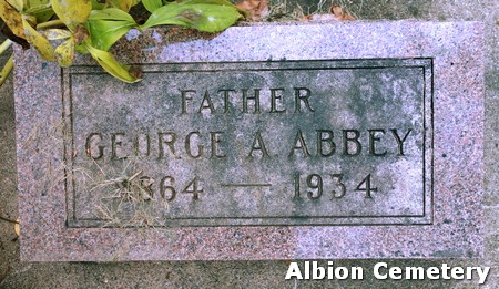 ABBEY, GEORGE A. - Marshall County, Iowa | GEORGE A. ABBEY 