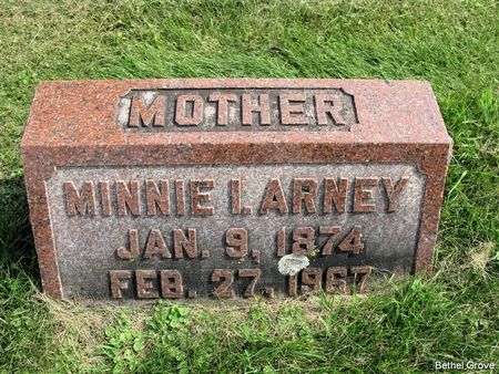 ARNEY, MINNIE L. - Marshall County, Iowa | MINNIE L. ARNEY 