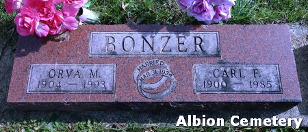 POWELL BONZER, ORVA MILDRED - Marshall County, Iowa | ORVA MILDRED POWELL BONZER 