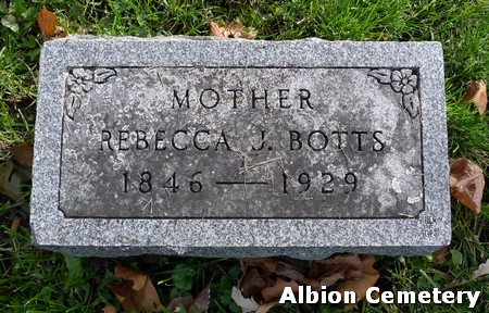 BOTTS, REBECCA JANE - Marshall County, Iowa | REBECCA JANE BOTTS 