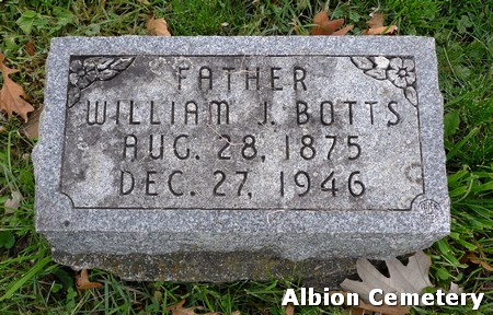 BOTTS, WILLIAM JEFFERSON - Marshall County, Iowa | WILLIAM JEFFERSON BOTTS 