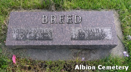 BREED, HEDVIG SOFIA - Marshall County, Iowa | HEDVIG SOFIA BREED 