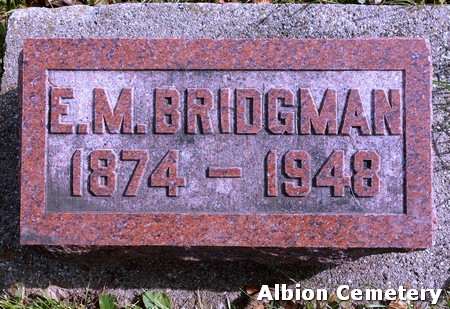 BRIDGMAN, EMMA MAY - Marshall County, Iowa | EMMA MAY BRIDGMAN 