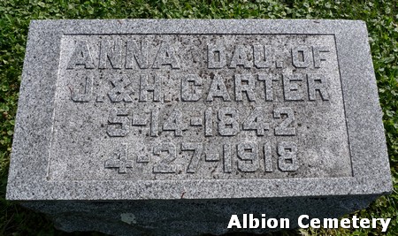 CARTER, ANNA - Marshall County, Iowa | ANNA CARTER 