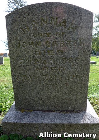 STANLEY CARTER, HANNAH - Marshall County, Iowa | HANNAH STANLEY CARTER 