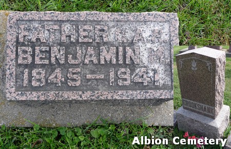 CROOKSHANK, BENJAMIN MILTON - Marshall County, Iowa | BENJAMIN MILTON CROOKSHANK 