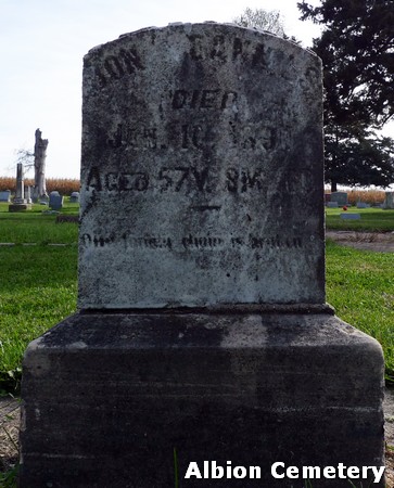 DANIELS, JOHN - Marshall County, Iowa | JOHN DANIELS 