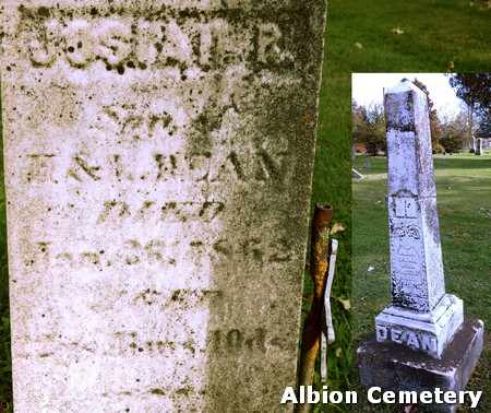 DEAN, JOSIAH ROBINSON - Marshall County, Iowa | JOSIAH ROBINSON DEAN 