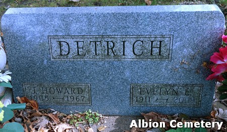 DETRICH, EVELYN ELIZABETH - Marshall County, Iowa | EVELYN ELIZABETH DETRICH 