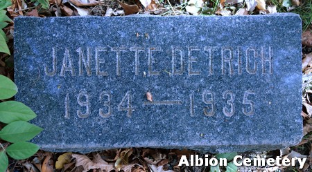 DETRICH, JANETTE - Marshall County, Iowa | JANETTE DETRICH 