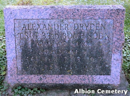 DRYDEN, ALEXANDER - Marshall County, Iowa | ALEXANDER DRYDEN 