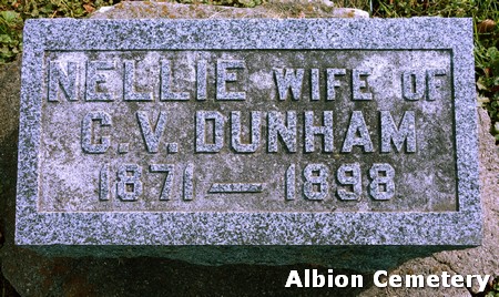 DUNHAM, NELLIE MAY - Marshall County, Iowa | NELLIE MAY DUNHAM 