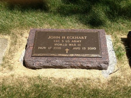 ECKHART, JOHN H - Marshall County, Iowa | JOHN H ECKHART 