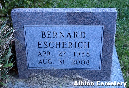 ESCHERICH, BERNARD - Marshall County, Iowa | BERNARD ESCHERICH 