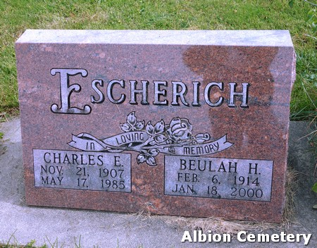 ESCHERICH, CHARLES E. - Marshall County, Iowa | CHARLES E. ESCHERICH 