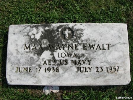 EWALT, MAX WAYNE - Marshall County, Iowa | MAX WAYNE EWALT 