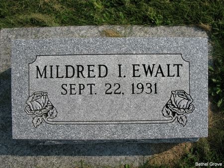 EWALT, MILDRED I. - Marshall County, Iowa | MILDRED I. EWALT 