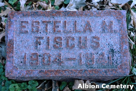 FISCUS, ESTELLA MABEL - Marshall County, Iowa | ESTELLA MABEL FISCUS 