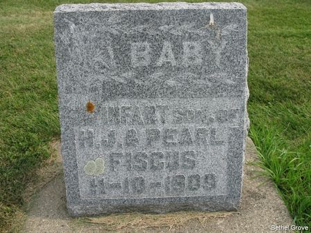 FISCUS, INFANT SON - Marshall County, Iowa | INFANT SON FISCUS 