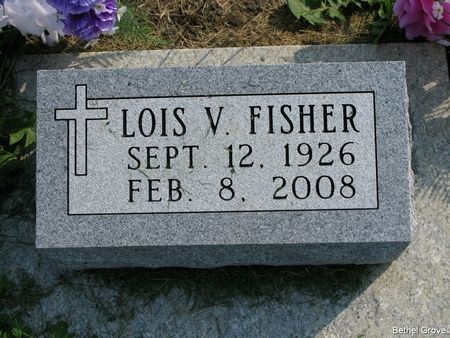 SMITH FISHER, LOIS VIVIAN - Marshall County, Iowa | LOIS VIVIAN SMITH FISHER 