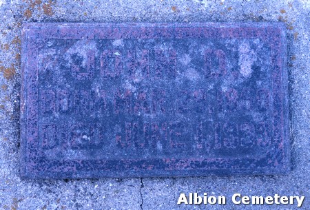 FRALEY, JOHN DANIEL - Marshall County, Iowa | JOHN DANIEL FRALEY 