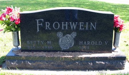 FROHWEIN, HAROLD V. - Marshall County, Iowa | HAROLD V. FROHWEIN 