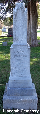 GEORGE, HENRY - Marshall County, Iowa | HENRY GEORGE 
