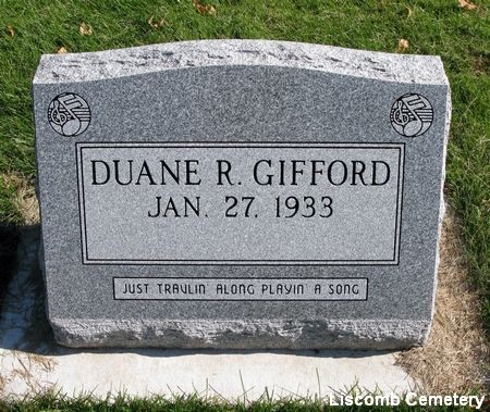 GIFFORD, DUANE R. - Marshall County, Iowa | DUANE R. GIFFORD 