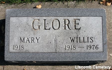 GLORE, MARY - Marshall County, Iowa | MARY GLORE 