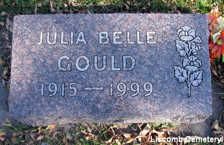 GOULD, JULIA BELLE - Marshall County, Iowa | JULIA BELLE GOULD 