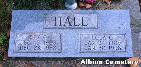 HALL, REX CHARLES - Marshall County, Iowa | REX CHARLES HALL 