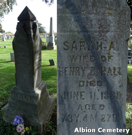 HALL, SARAH A. - Marshall County, Iowa | SARAH A. HALL 