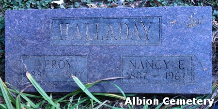 HALLADAY, NANCY ELIZABETH - Marshall County, Iowa | NANCY ELIZABETH HALLADAY 