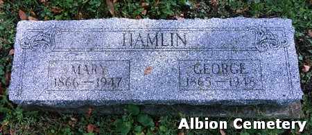 HAMLIN, GEORGE - Marshall County, Iowa | GEORGE HAMLIN 